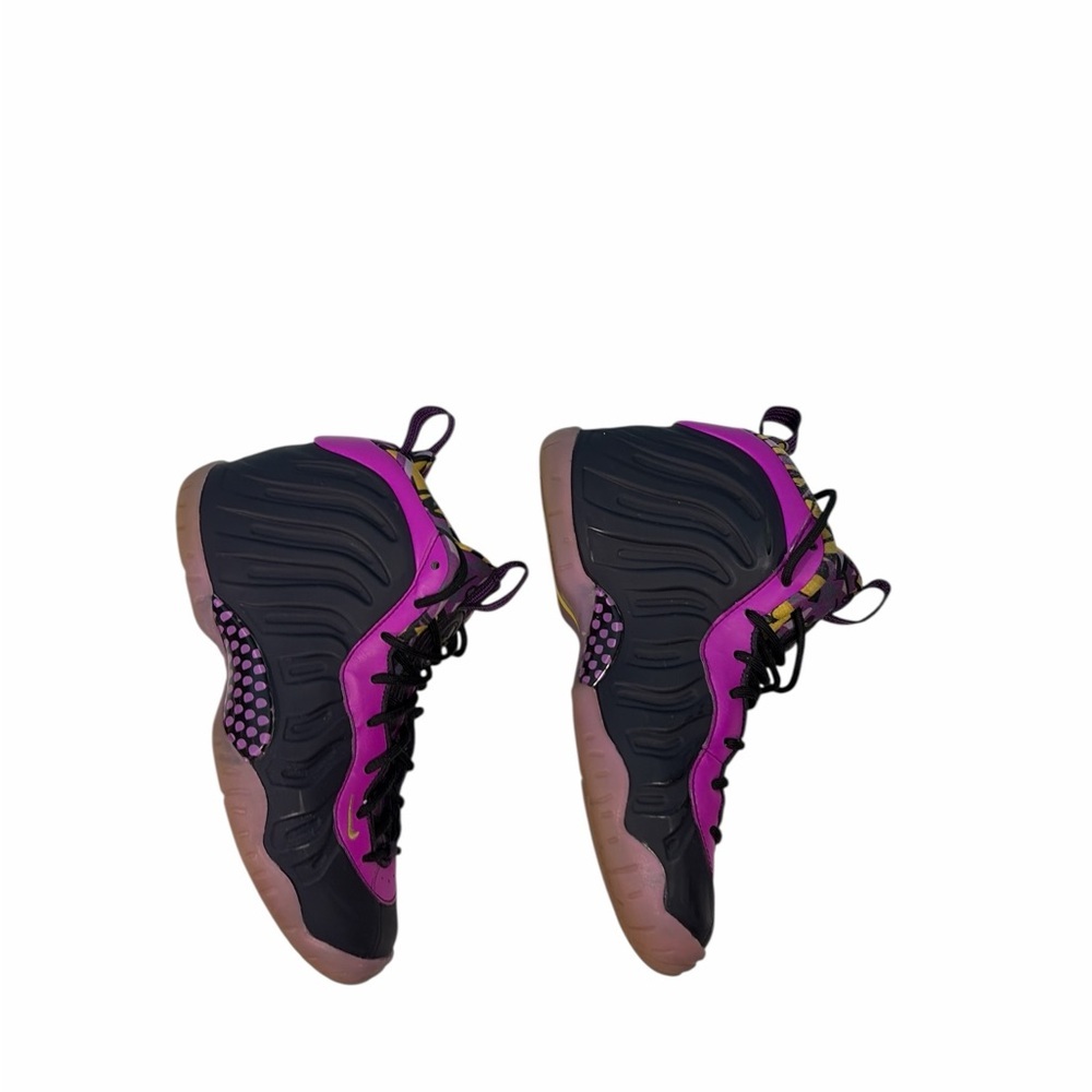 Nike Foamposite 'Little Posite One' Purple Shoes Kids Size 5Y US (DQ6210-500) - Picture 3 of 8